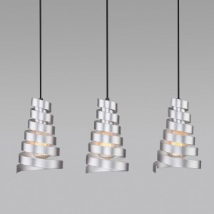 Eurosvet св-к подвесной E27 3x40W 580х0х970 металл серебр Storm 50058/3 a057154