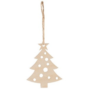 Украшение декоративное "Елочка" 8x6 см, фанера Волшебная страна