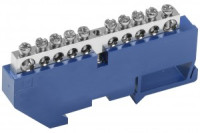 IEK шина N "Ноль" (нул.) на DIN-изол. Ni ШНИ-6х9-10-Д-С YNN10-10-D-K07-N