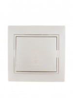 Lezard Мира выкл. СУ 1 кл. 10А (проходн.) перламутр (корпус PC) 701-3030-105