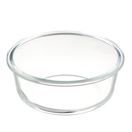 VETTA Контейнер для продуктов на защелках 950мл круглый, жаропрочное стекло