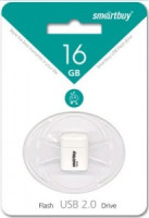 Флеш-диск (флэшка) USB 16Gb Smartbuy LARA White (SB16GBLARA-W)