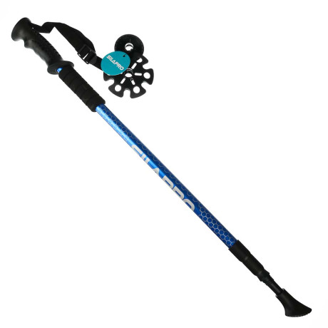 SILAPRO Палка для скандинавской ходьбы 1шт, телескопическая 65-135см, алюм 6061, PVC