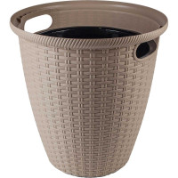 Кашпо "InGreen Rattan" 20л молочный шоколад х5