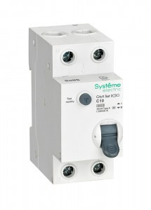 Systeme electric City9 дифф. автоматический выкл. АВДТ 1P+N С10 30мА, тип A, 6кА C9D65610