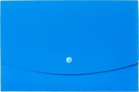 Папка короб Attache  А5 на кнопке, синяя 1044994