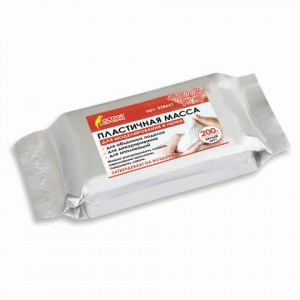 Паста (масса) для моделирования и лепки ОСТРОВ СОКРОВИЩ, отвердевающая, 200 г, белая, 228651