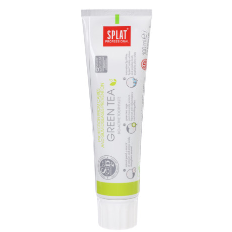Зубная паста SPLAT Professional Зеленые чай, туба 100мл