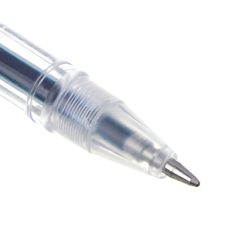 Набор ручек гелевых 6 штук (2 синие, 2 черные, 1 красная, 1 зеленая) в пакете, наконечник 0,6 мм