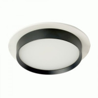 Feron cв-к встр. под лампу GX53, белый/черный, круг 110х40мм DL507 51351
