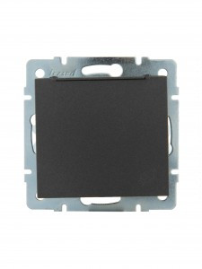 Lezard RAIN мех. роз. СУ 1мест. черн графит матовый, земля, керамика, крышка (корп.PC)  703-4188-123