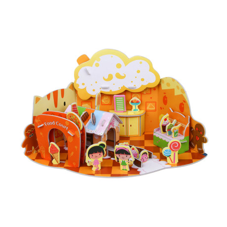 ХОББИХИТ Набор для творчества "Домик мечты", 21х28,5см,EPS, бумага, 4 дизайна