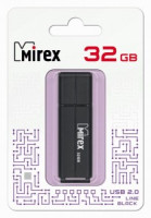 Флэш-диск USB 32 ГБ  Mirex LINE BLACK 32GB (ecopack)