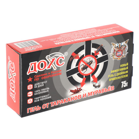Средство от тараканов и муравьев ДОХС "Оборонхим-гель", туба, 75г