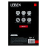 LEBEN Чайник электрический 1,8л, 1850Вт, стекло, LED подсветка