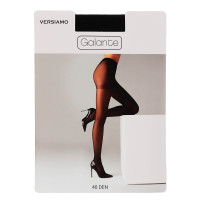 GALANTE Versiamo Колготки 40 DEN с шортиками, 85% полиамид, 15% эластан, размер 5, цвет черный