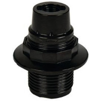 Ecola патрон с кольцом карболит E14 Черный УП.10шт!! AB4TPBEAY