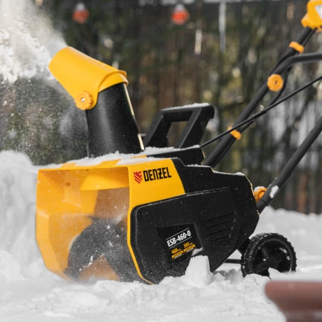 Снегоуборочная машина аккумуляторная, ESB-460-0, Li-Ion, 36В Denzel