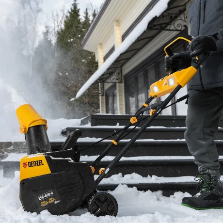 Снегоуборочная машина аккумуляторная, ESB-460-0, Li-Ion, 36В Denzel