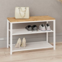 Подставка д/обуви (скамья) Торонто 23Л (3полки) 67*30*45см (белый) до 8кг СКТ23Л Б под заказ ЗМИ