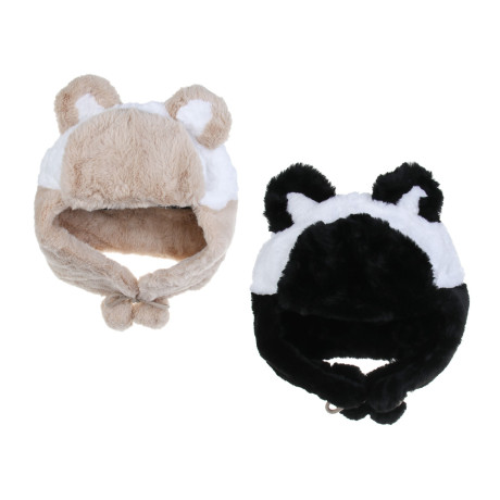 GALANTE Шапка-ушанка, р.56, 100% полиэфирное волокно, цвета в ас-те, ОЗ25-17