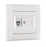 Makel Defne роз. компьют. СУ 1 мест. бел. (RJ45) 42001035