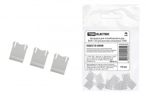 TDM Заглушка для пломбировки для ВА47-29 (розничная упаковка) (10!) SQ0210-0008