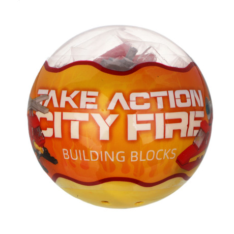 ИГРОЛЕНД Конструктор "Спецтранспорт" в шаре, 6,5х6,3 см, ABS, 12 видов