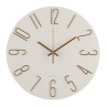 Часы настенные d=30см, корпус белый+золото "Классика", арт.3010-002
