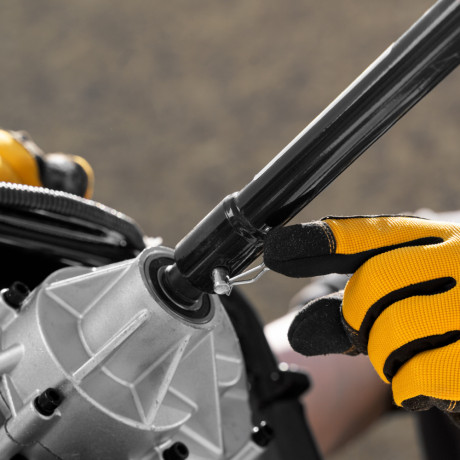 Шнек для грунта ER-80, диаметр 80 мм, длина 800 мм,соединение 20 мм, съемный нож Denzel