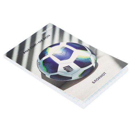 Блокнот А7, 48л, офсет, обложка картон, склейка, в ассортименте