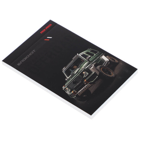 Блокнот А7, 48л, офсет, обложка картон, склейка, в ассортименте