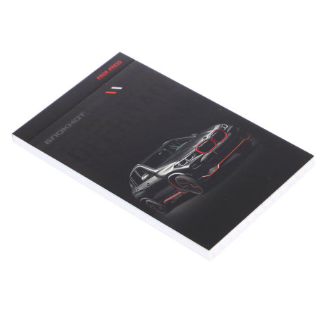 Блокнот А7, 48л, офсет, обложка картон, склейка, в ассортименте