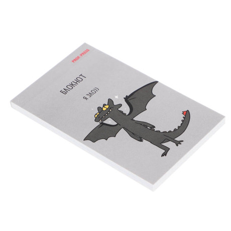 Блокнот А7, 48л, офсет, обложка картон, склейка, в ассортименте