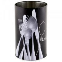 Подставка д/стол.приборов, 10,5*10,5*17см, металл, дизайн "Столовые приборы", 8514 Mallony