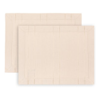 BY COLLECTION Стэйн Салфетка сервировочная, 2шт в комплекте, 35х45см, 100% хлопок, бежевый