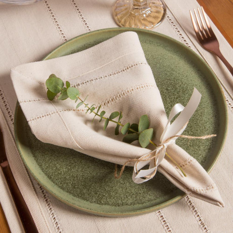 BY COLLECTION Стэйн Салфетка сервировочная, 2шт в комплекте, 35х45см, 100% хлопок, бежевый