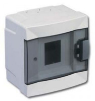 Makel бокс (корпус) пластик ЩРН-П- 4 мод. навесной 63104