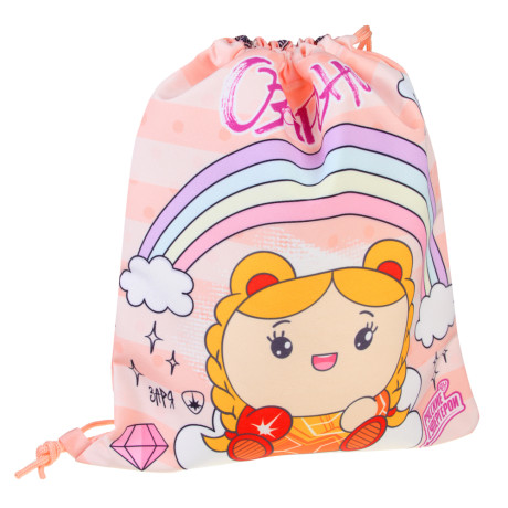 BY Русские Супергерои Мешок для обуви, 39х47см, сверхплотный п/э, 2-сторонняя печать, "Кавай"