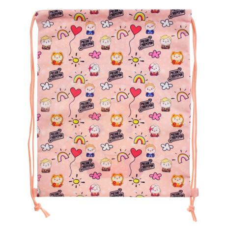 BY Русские Супергерои Мешок для обуви, 39х47см, сверхплотный п/э, 2-сторонняя печать, "Кавай"