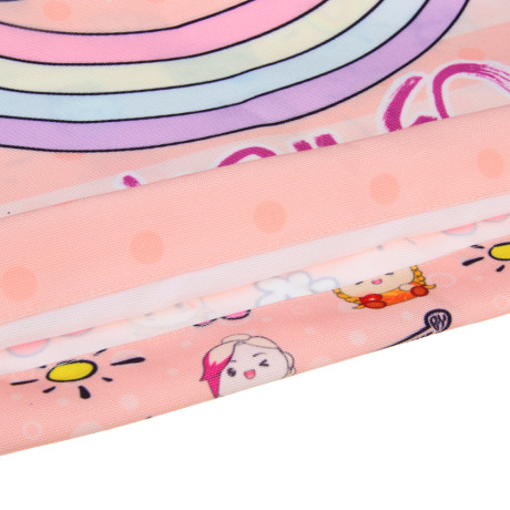 BY Русские Супергерои Мешок для обуви, 39х47см, сверхплотный п/э, 2-сторонняя печать, "Кавай"