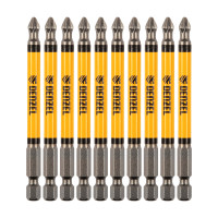 Бита PH2х90, сталь S2, цилиндр., 10 шт. Е 6,3 Denzel