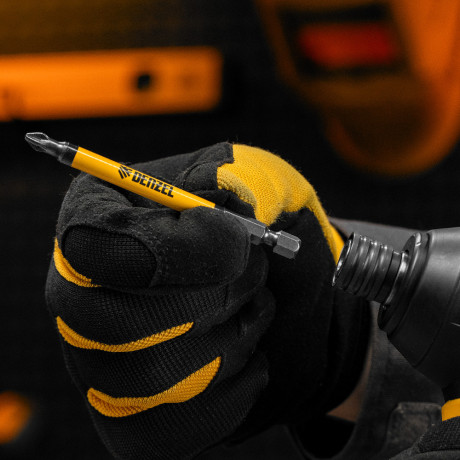 Бита PH2х90, сталь S2, цилиндр., 10 шт. Е 6,3 Denzel