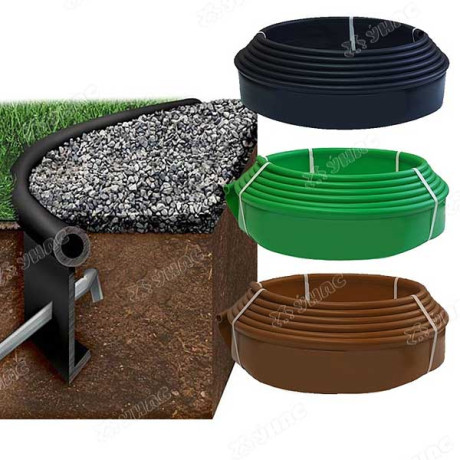 Лента бордюрная Кантри ЧЕР 8*1,5см 10м