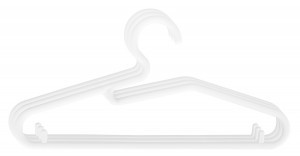 Комплект вешалок д/детской одежды 3 шт размер 34 см белый 431324816 Бытпласт