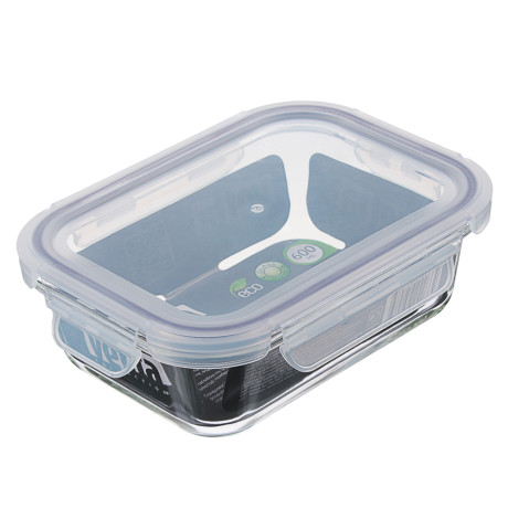 VETTA Контейнер для продуктов на защелках 600мл, жаропрочное стекло