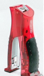 Степлер Attache 8918 (N24/6&26/6) до 20 лист. вертикальный красный 159005