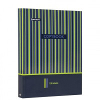 Тетрадь на кольцах БОЛЬШОГО ФОРМАТА (225х300 мм) А4, 100 л., картон, клетка, глянцевая ламинация, BR