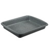 SATOSHI Буко Противень глубокий, 40х29х6см, угл.сталь, антипригарное покрытие "Мрамор"
