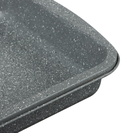 SATOSHI Буко Противень глубокий, 40х29х6см, угл.сталь, антипригарное покрытие "Мрамор"